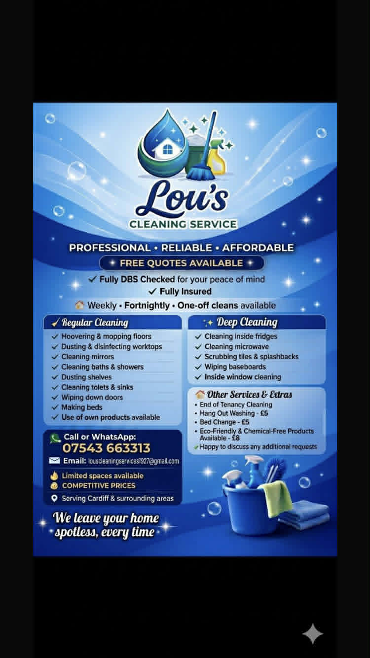 Lou's cleaning services